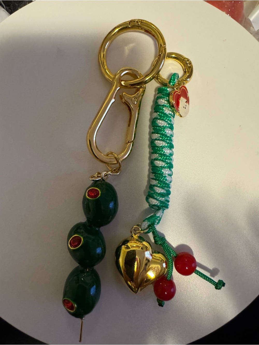Fashion Olive keychain